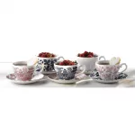 Churchill Vintage Prints Georgian Teacup Blue 200ml (Pack of 12) - Image 2