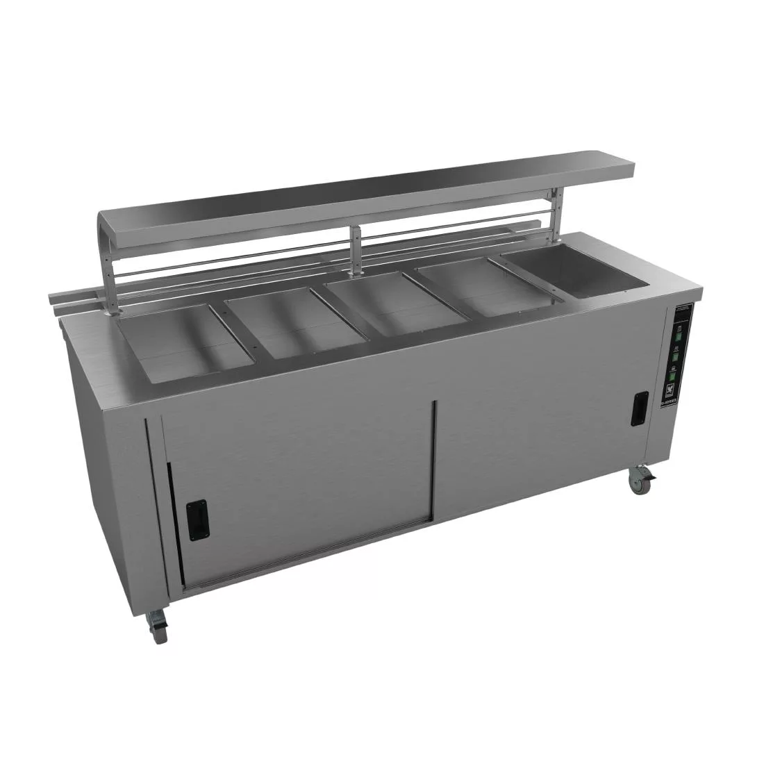 gm193-hs5-servery-with-trayslide.jpg Falcon Chieftain 5 Well Heated Servery Counter with Trayslide HS5 - Image 1