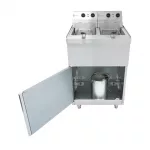 Parry Twin Tank Twin Basket Free Standing Electric Fryer NPDPF6 - Image 5