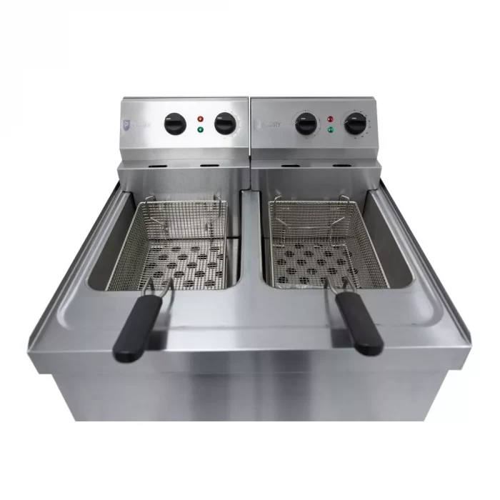 Parry Twin Tank Twin Basket Free Standing Electric Fryer NPDPF6 - Image 6