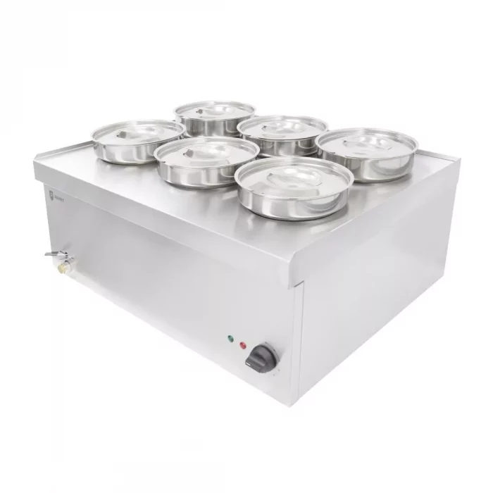 Parry 6 Pot Bain Marie NPWB6 - Image 2