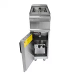 Parry Single Tank Single Basket Free Standing Natural Gas Fryer GSF - Image 6