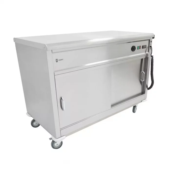 Parry Mobile Hot Cupboard with Flat Top MSF12 - Image 1