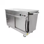 Parry Mobile Hot Cupboard with Flat Top MSF12 - Image 2