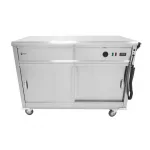 Parry Mobile Hot Cupboard with Flat Top MSF12 - Image 4
