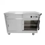 Parry Mobile Hot Cupboard with Flat Top MSF12 - Image 5
