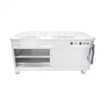 Parry Mobile Servery with Bain Marie Top MSB18 - Image 5