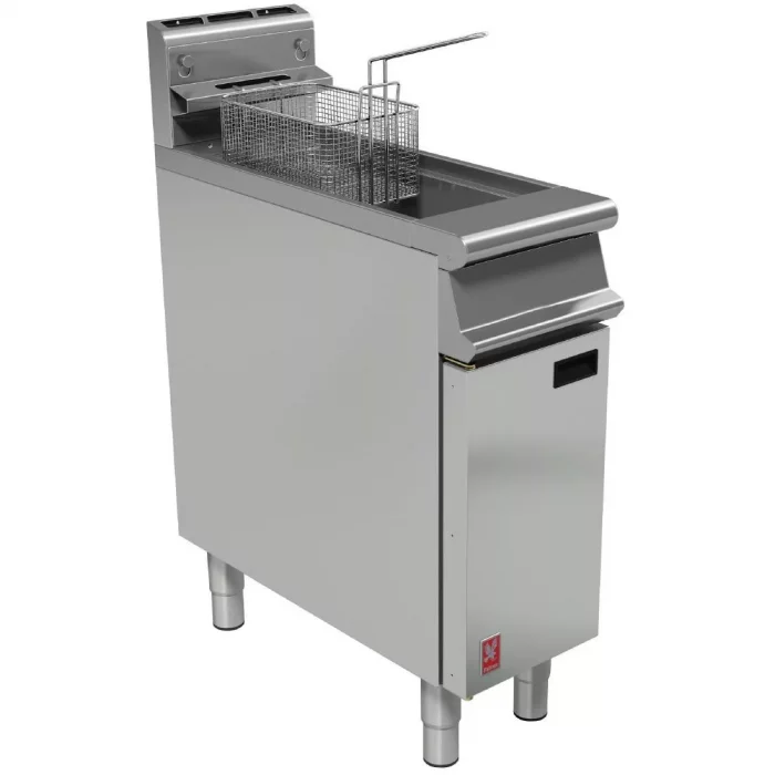 Falcon Dominator Single Tank Single Basket Free Standing Natural Gas Fryer G3830 - Image 1
