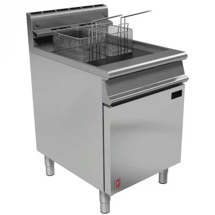 Falcon Dominator Single Tank Twin Basket Free Standing Natural Gas Fryer G3860 - Image 1