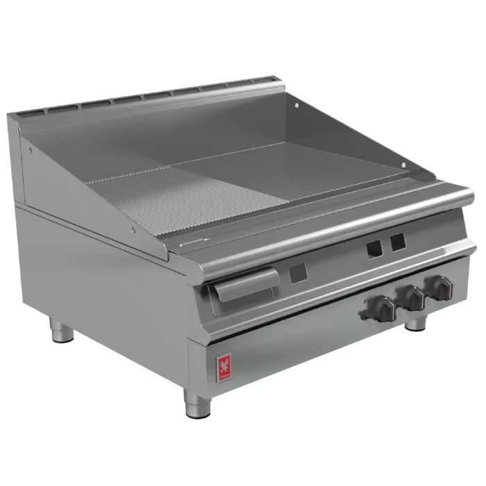 Falcon Dominator Plus 900mm Wide Half Ribbed LPG Griddle G3941R - Image 1