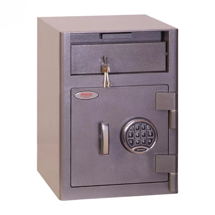 Phoenix Cash Deposit Drop Safe Graphite Grey 47Ltr 3K - Image 1