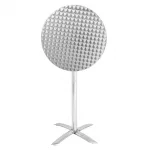 Bolero Round Flip Top Poseur Table Stainless Steel 600mm - Image 6