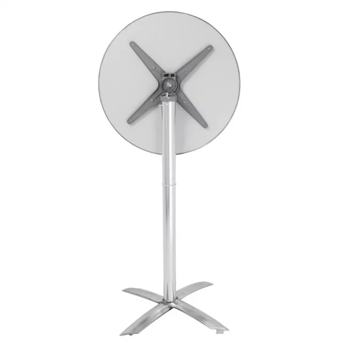 Bolero Round Flip Top Poseur Table Stainless Steel 600mm - Image 7