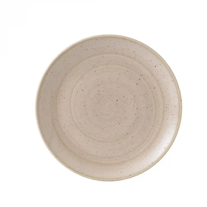 Churchill Stonecast Round Coupe Plates Nutmeg Cream 288mm (Pack of 12) - Image 1