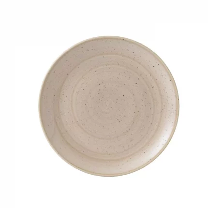 Churchill Stonecast Round Coupe Plates Nutmeg Cream 260mm (Pack of 12)