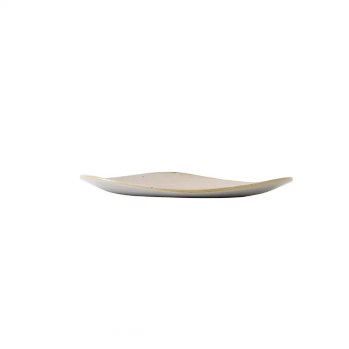 Churchill Stonecast Triangle Plates Nutmeg Cream 229mm (Pack of 12) - Image 2