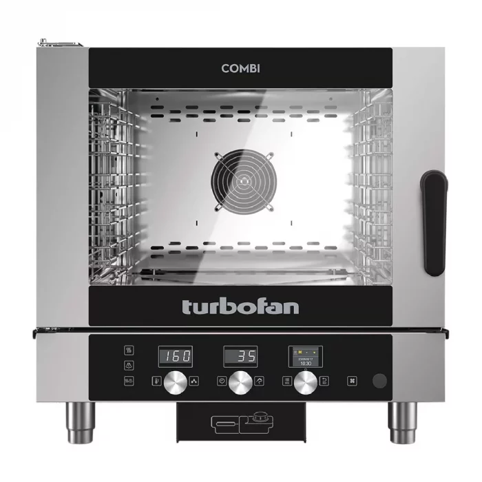 Blue Seal Turbofan 5 Grid Touch Control Combi Oven With Auto Wash EC40D5 - Image 1
