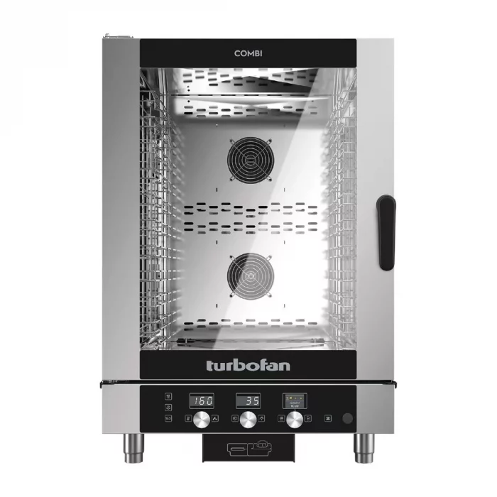 Blue Seal Turbofan 10 Grid Touch Control Combi Oven with Auto Wash EC40D10 - Image 1