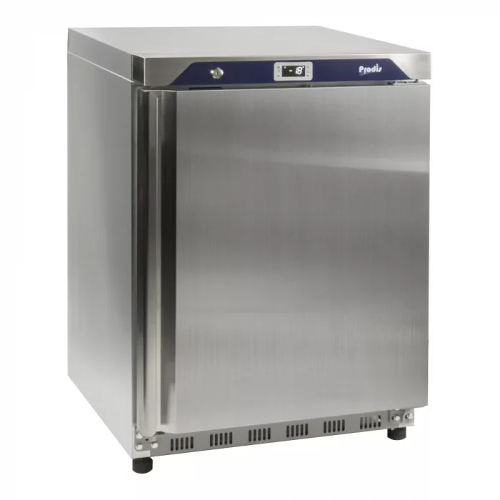 Prodis HC210FSS Single Door Stainless Steel Undercounter Freezer  131 Litres - Image 1