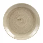 Churchill Stonecast Patina Antique Coupe Plates  Taupe 217mm