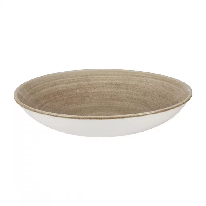 Churchill Stonecast Patina Antique Coupe Bowls Taupe 248mm - Image 3
