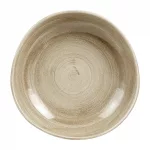 Churchill Stonecast Patina Antique Organic Round Bowls Taupe 253mm (Pack of 12) - Image 2