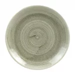 Churchill Stonecast Patina Antique Round Coupe Plates Green 165mm