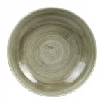 Churchill Stonecast Patina Antique Round Coupe Bowls Green 248mm - Image 2