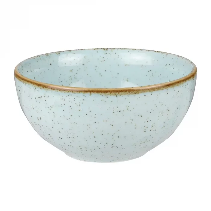 Churchill Stonecast Round Soup Bowls Duck Egg 132mm (Pack of 12) - Image 1