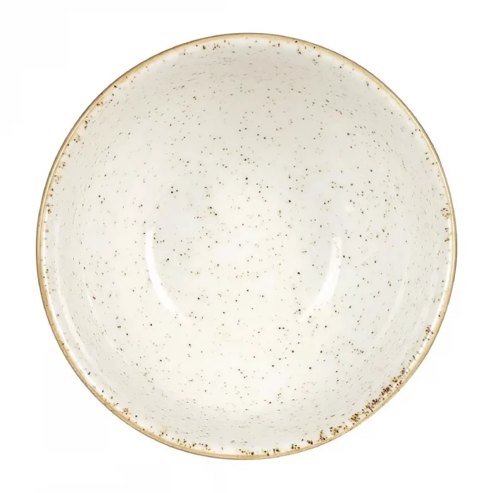 Churchill Stonecast Round Soup Bowls Barley White 132mm (Pack of 12) - Image 1