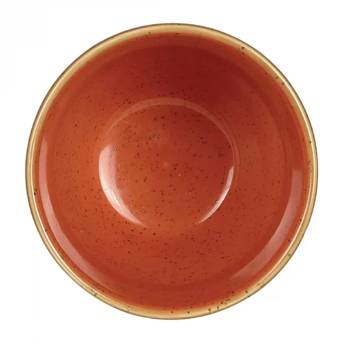 Churchill Stonecast Round Chip Mugs Spiced Orange Ripple 285ml (Pack of 12) - Image 2