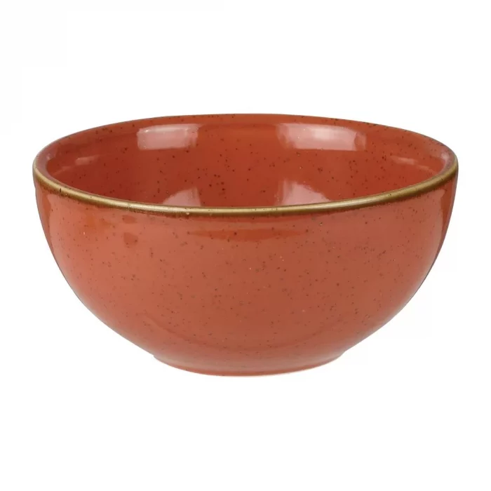 Churchill Stonecast Spiced Orange Soup Bowls 132mm (Pack of 12) - Image 1