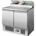 Ice-A-Cool ICE3832GR 2 Door Refrigerated Saladette Preparation Counter  300 Litres
