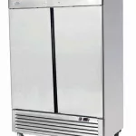 Ice-A-Cool ICE8960 Double Door Stainless Steel Upright Fridge  1300 Litres