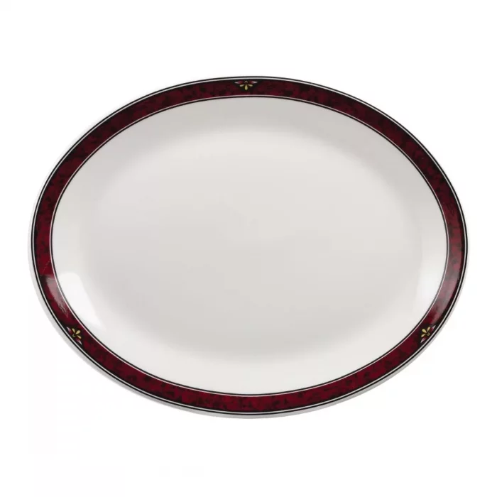 Churchill Milan Oval Platters 254mm (Pack of 12) - Image 1