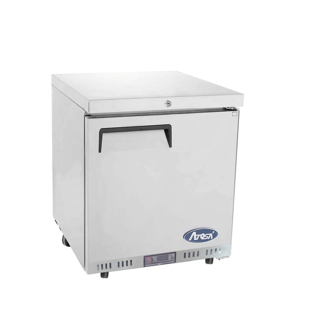 mbc24f_1 Atosa MBC24F Single Door Stainless Steel Undercounter Freezer 145 Litres - Image 1