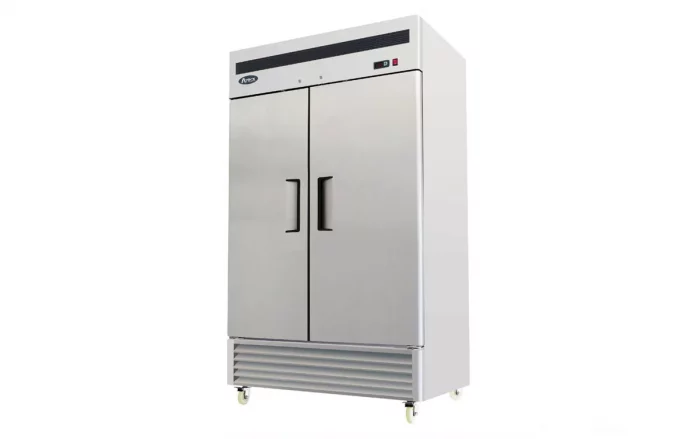 Atosa MBF8183GR Double Door Bottom Mounted Gastronorm Upright Freezer  1300 Litres - Image 1