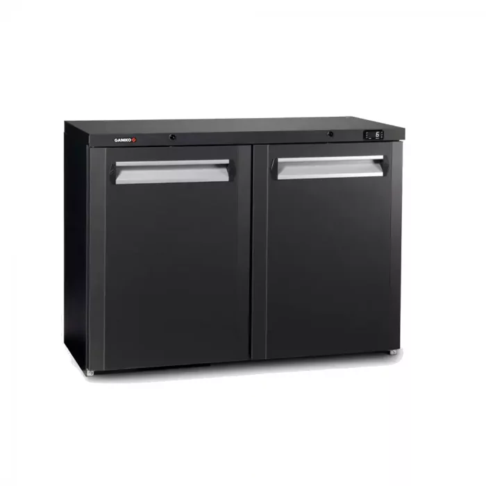 Gamko Maxiglass MG3/275 Hinged Solid Anthracite Triple Door Undercounter Bottle Cooler  328 Litres - Image 1