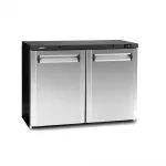 Gamko Maxiglass MG3/275CS Hinged Solid Stainless Steel Triple Door Undercounter Bottle Cooler  328 Litres