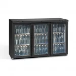 Gamko Maxiglass MG3/315G Maxiglass Hinged Glass Triple Door Undercounter Bottle Cooler  315 Litres