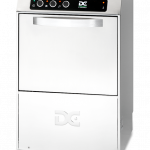 DC PG40AISD Premium Range 400mm Basket Frontloading Commercial Glasswasher with Break Tank  Integral Water Softener & Drain Pump - 18 Pint Capacity