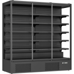 Prodis XMD1875-P-FGD-K Panoramic Glass Door Black Multideck