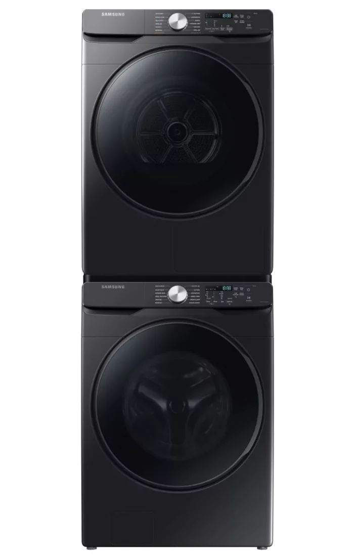 Samsung WF18T8000GV / DV16T8520BV Stacked Washer & Dryer Combo - Image 1