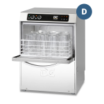 DC SG35D Standard Range 350mm Basket Frontloading Commercial Glasswasher with Drain Pump  14 Pint Capacity