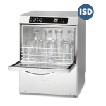 DC SG40ISD Standard Range 400mm Basket Frontloading Commercial Glasswasher with Integral Water Softener and Drain Pump  18 Pint Capacity