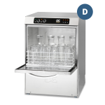 DC SGP40D Standard Range 400mm Basket Frontloading Commercial Glasswasher with Drain Pump  18 Pint Capacity