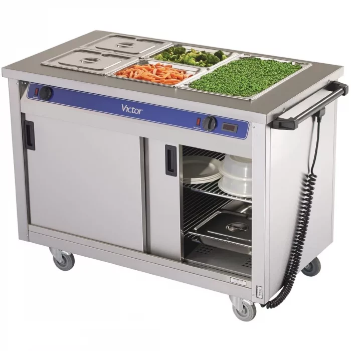 Victor Mobile Crown Bain Marie Hot Cupboard BM30MS - Image 1