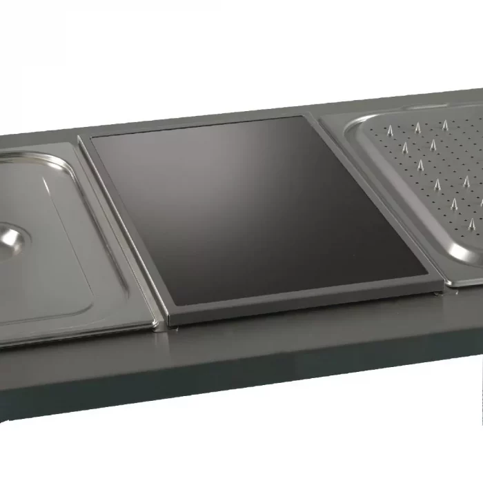 Victor Caribbean Heated Bain Marie Topper - Glass Insert - Image 1