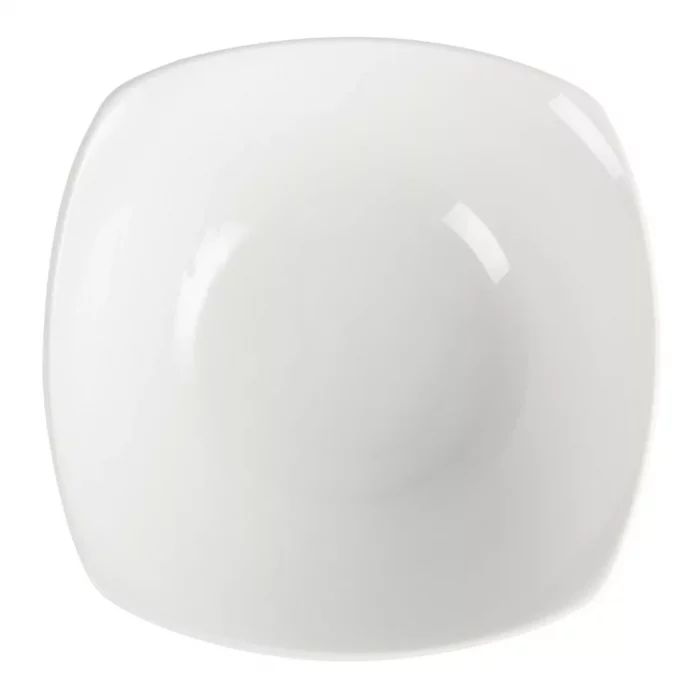 Olympia Whiteware Rounded Square Bowls 180mm (Pack of 12) - Image 4