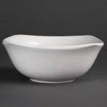 Olympia Whiteware Rounded Square Bowls 220mm (Pack of 12)